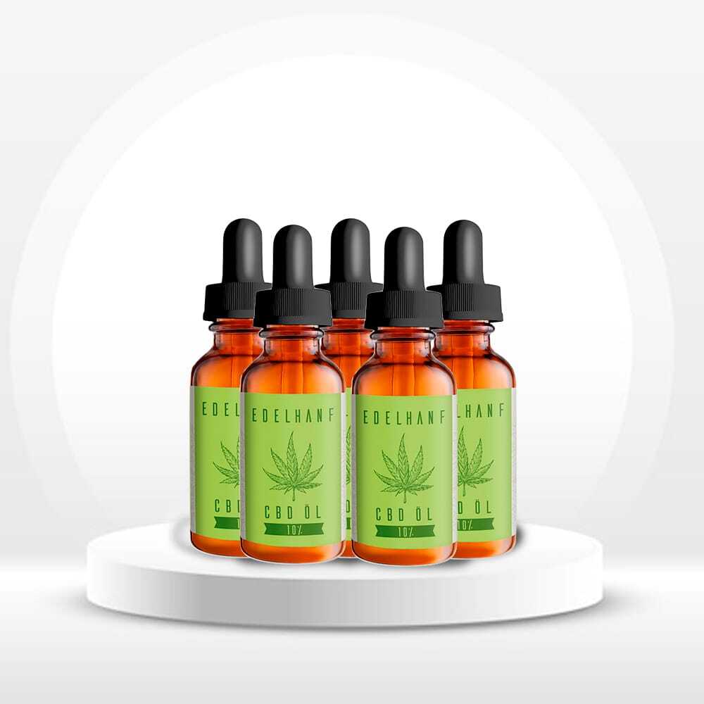 5x Edelhanf CBD Öl 10% - Günstig bei CBDwelt Till salu
