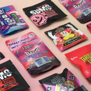 Delta-9 THC Premium blandade gummies provpaket till salu