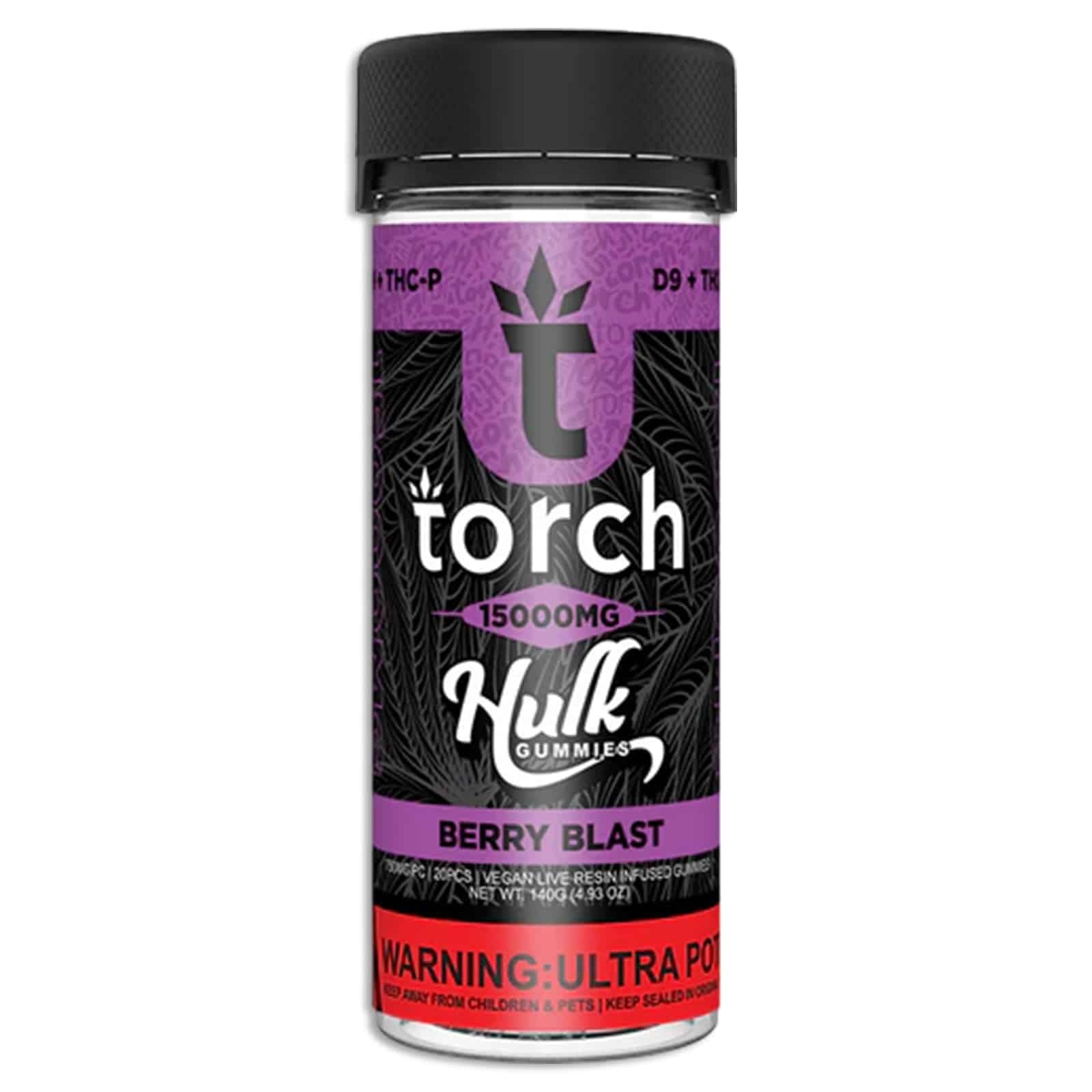 Köp Torch Lil' Hulk Gummies 375 mg 15 st online