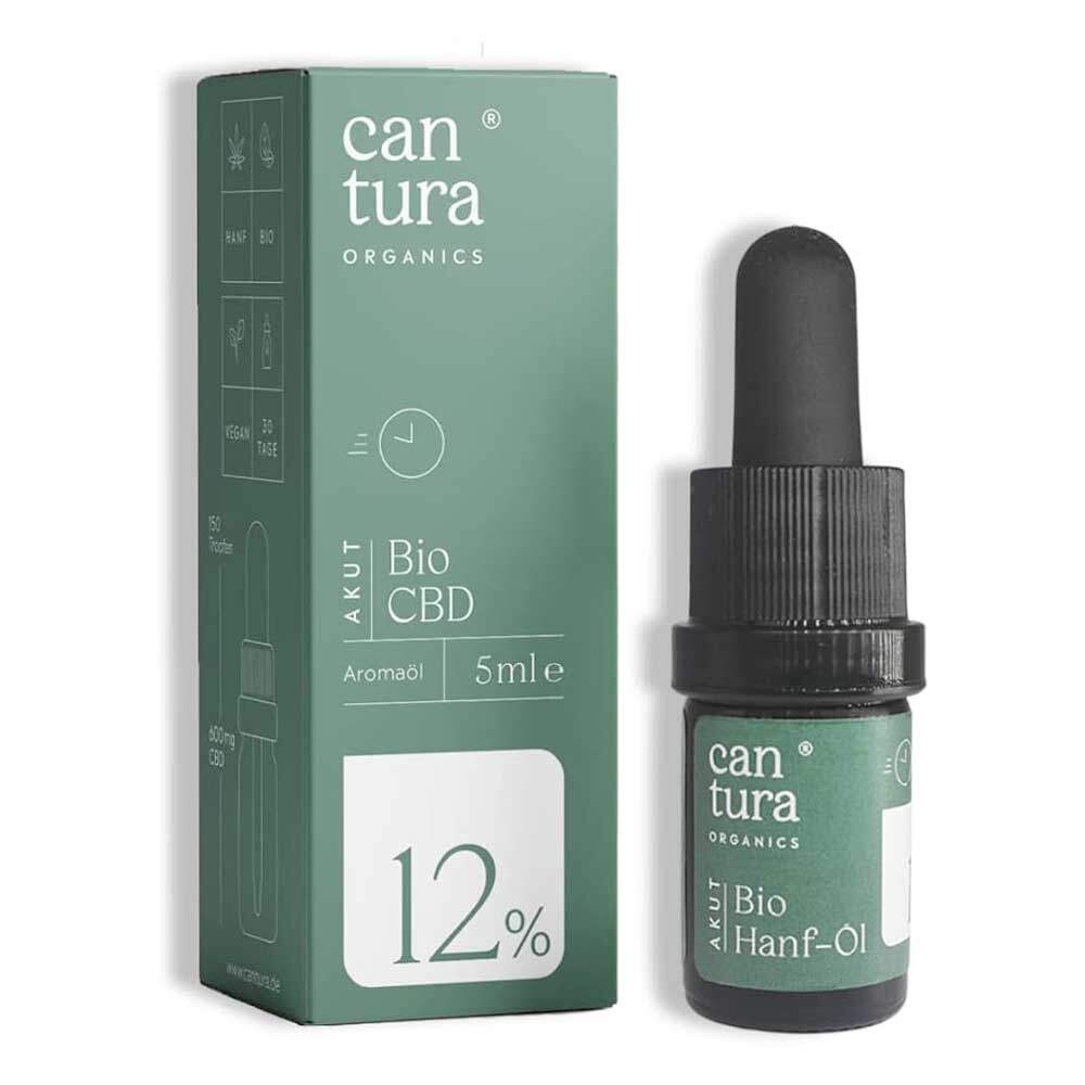 Köp Cantura Organics Akut BIO CBD Öl 12% 10ml Online