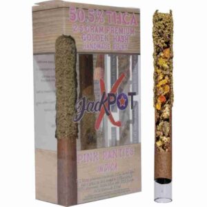 Köp JackPotX Golden Hash THCa Pre Roll 2,5 g - Pink Höschen