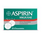 Köp ASPIRIN Migrän Brustabletter, 24 tabletter, online