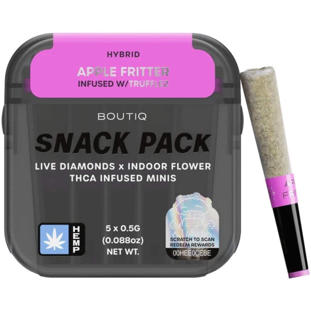 Sie Boutiqueq Snack Pack Diamond Infused Minis Pre-Rolls 2,5g Till salu