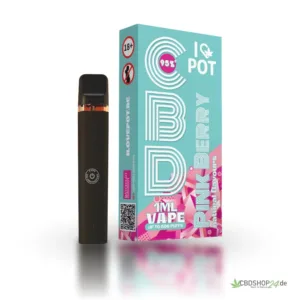 Köp ILovePot CBD Vape 95% – Rosa Bär online.
