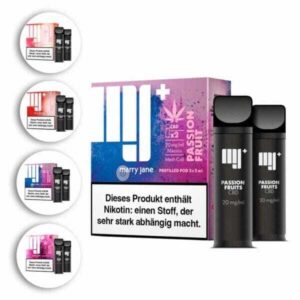 Köp Mary Jane-patroner med CBD och nikotin online.