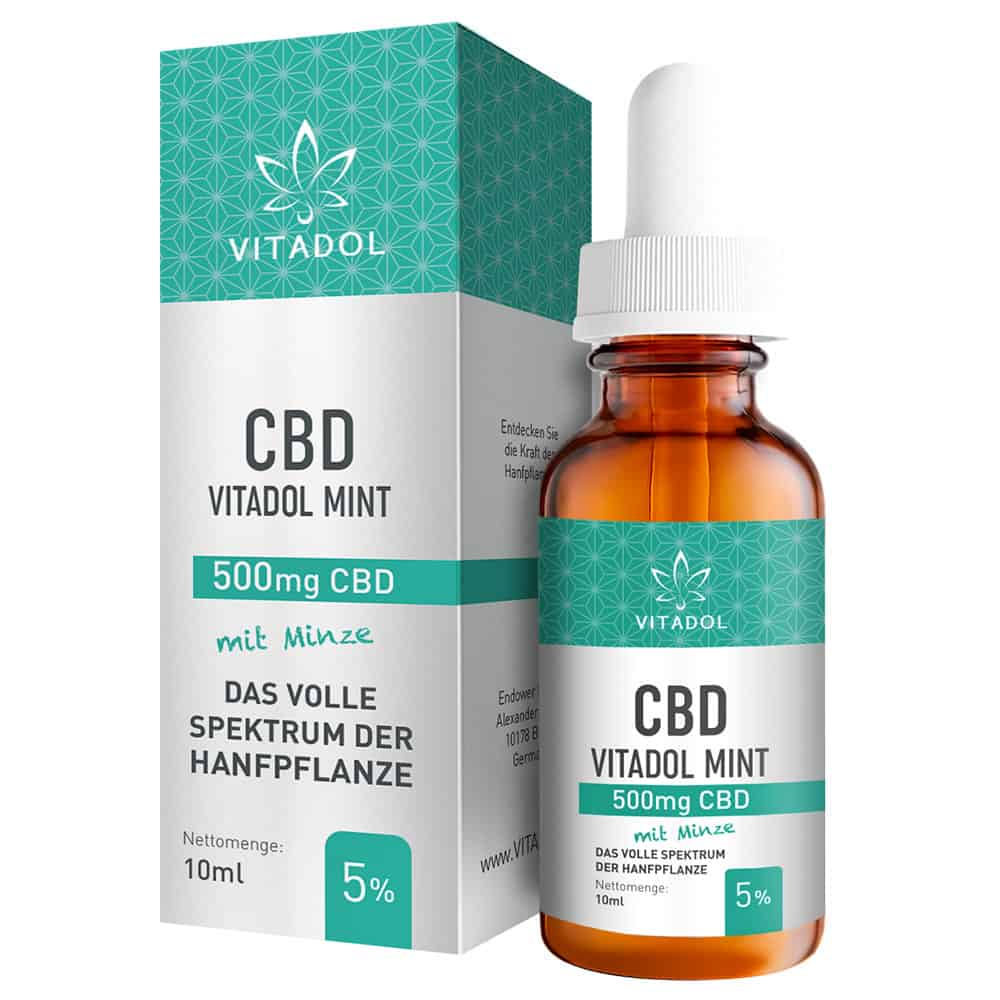 Köp Sie Vitadol Mint CBD Öl 5% 10ml online
