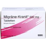 Köp Migrän-Kranit 500 mg tabletter, 100 tabletter, online.