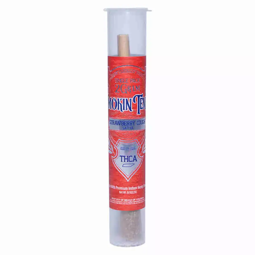 Smokin Tenns THCa Pre-Roll 2g - Jordgubbshosta Till Salu