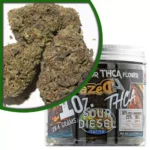 Köp Dazed THCa Premium Indoor Flower 1oz – Sour Diesel Online