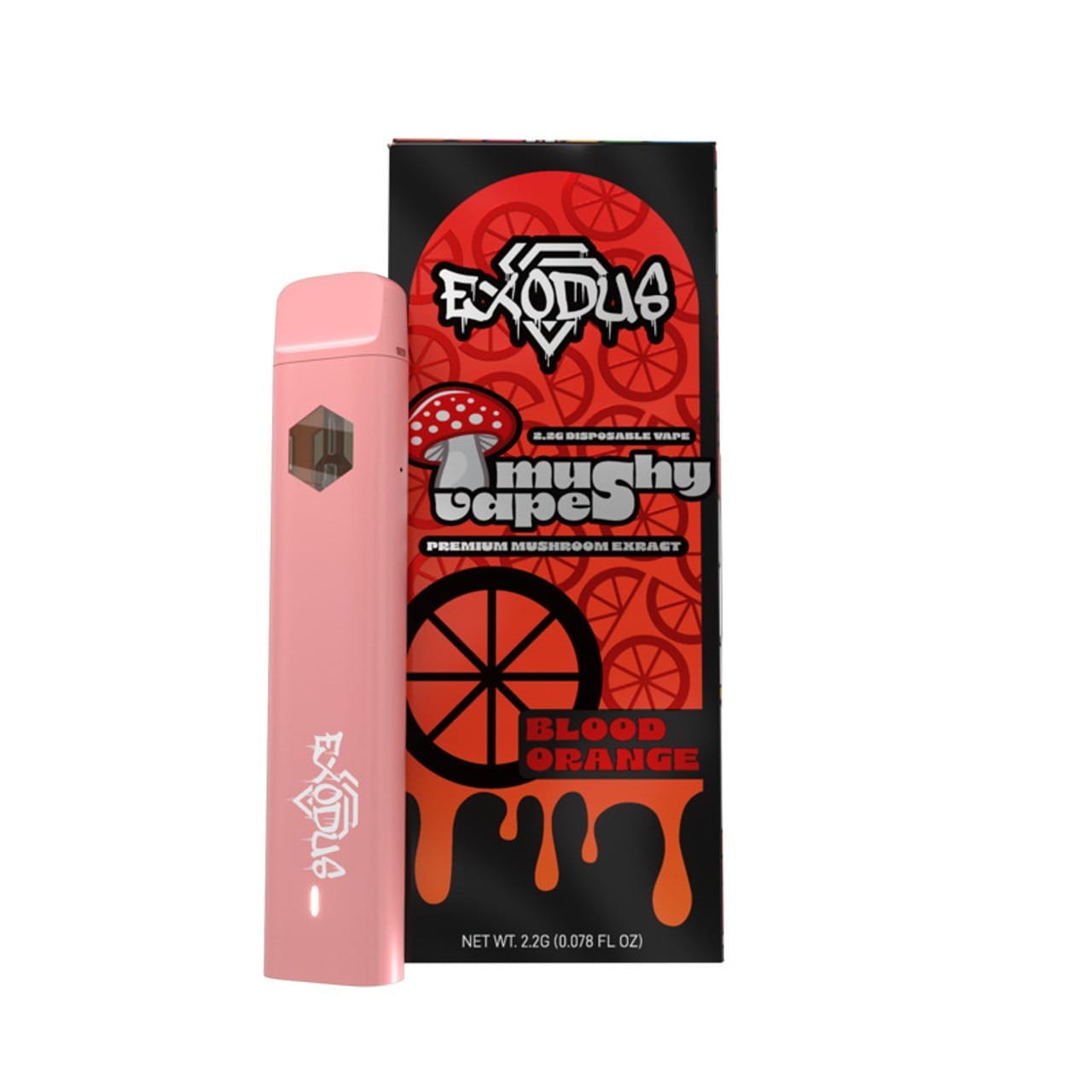 Exodus Mushy Vape Einweg-E-Zigarette 2,2 g Till salu