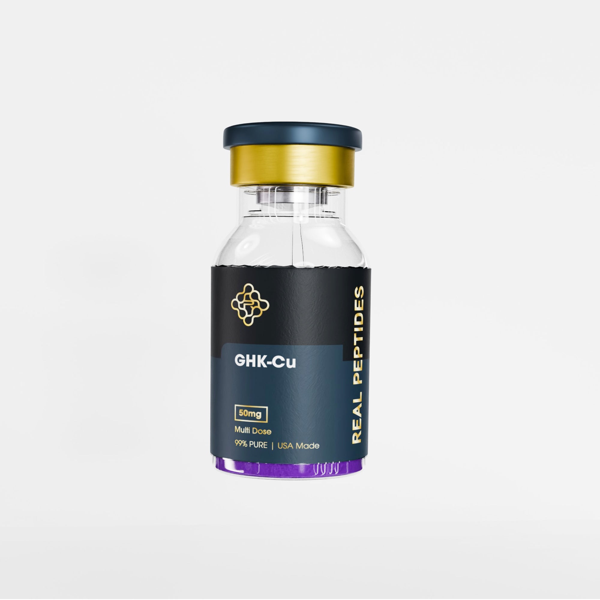 GHK-Cu-peptid 50 mg | Forskningspeptid för reparation av hud, hår och vävnad – Till salu