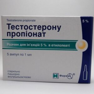 Köp Sie Testosteronpropionat Farmak, 50 mg/Ampulle, online.